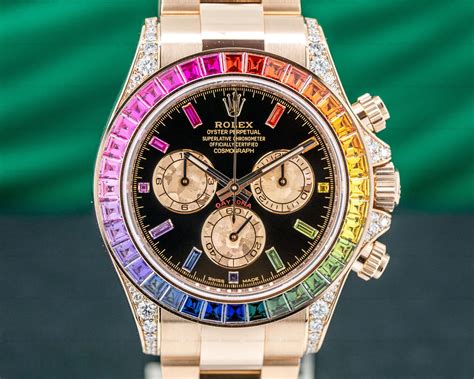 rolex daytona rainbow dial